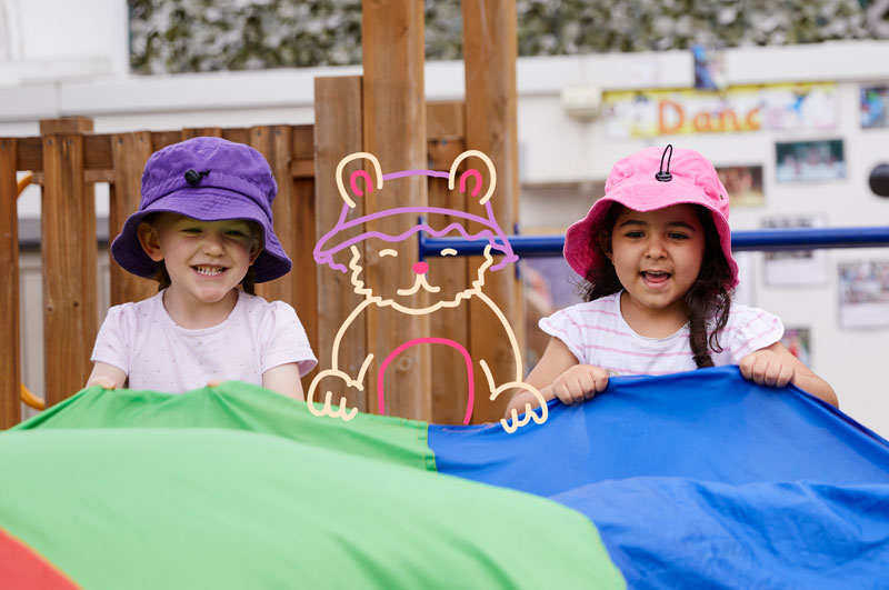 At Bear Child Care Bear Centres, we believe in the philosophy of Teamwork. The success of our Team, not only involves members of our staff & children, but in partnering with the parents & families of our children – by complementing the care they receive at home, reflected in our home like setting & free flow program.